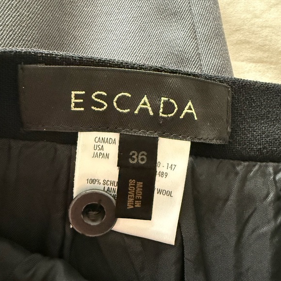 Escada Wool Skirt - Picture 3 of 5